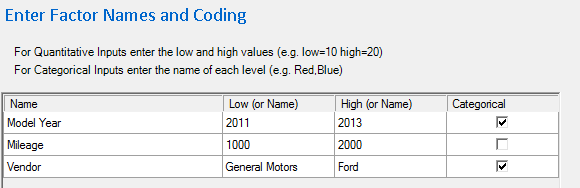 Quantum XL Input Types