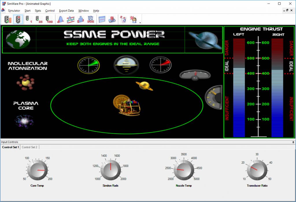 SimWare Pro Space Shuttle Multiple Engine Simulator